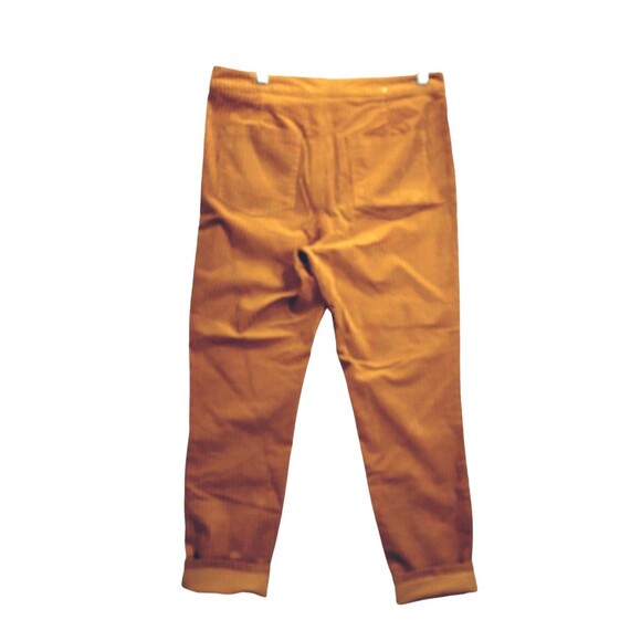 Indigo Rein Pants Women's 13/30 Tapered Leg Zip 2 Pockets Gold Pinwale Corduroy - Picture 3 of 10